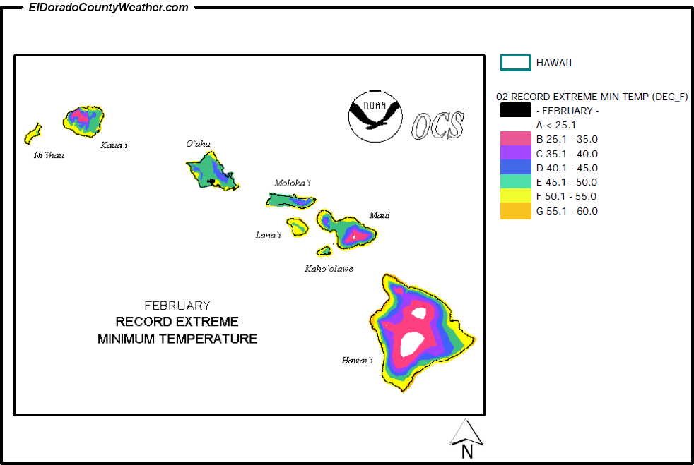 Alaska February Mean Daily Maximum Temperature
